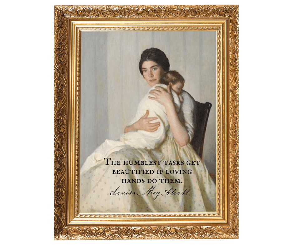 Louisa May Alcott Household Prints