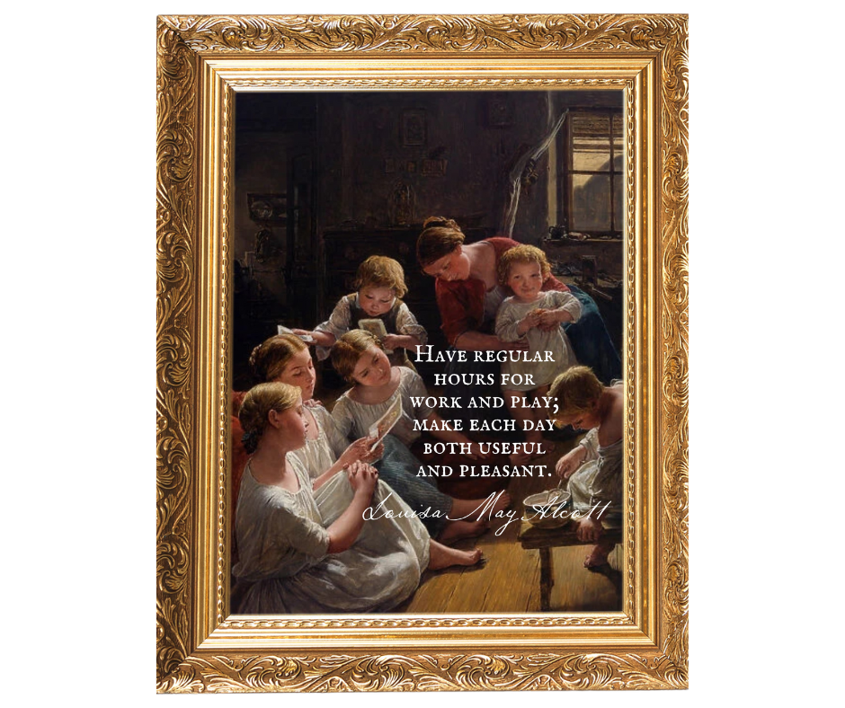 Louisa May Alcott Household Prints