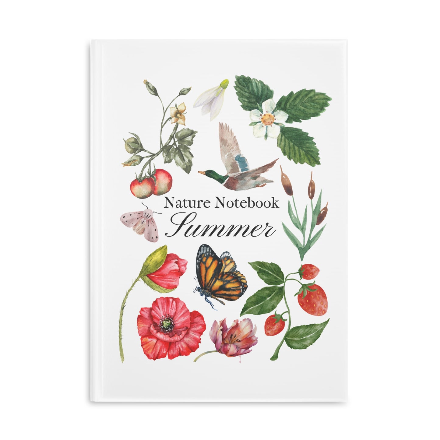 Summer Monarch Butterfly Hardcover Nature Journal