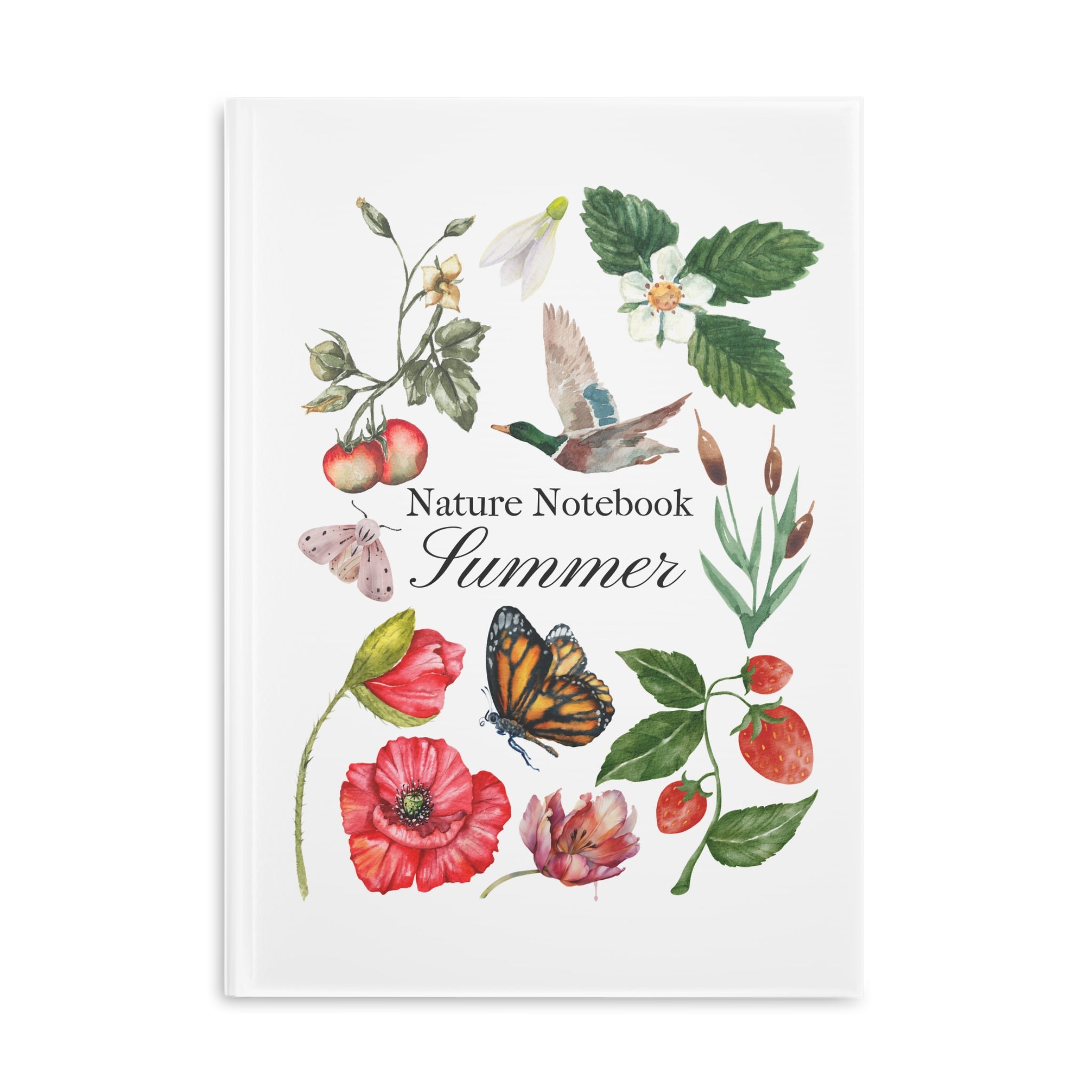 Summer Monarch Butterfly Hardcover Nature Journal