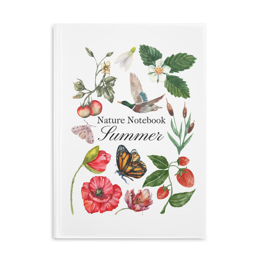 Summer Monarch Butterfly Hardcover Nature Journal