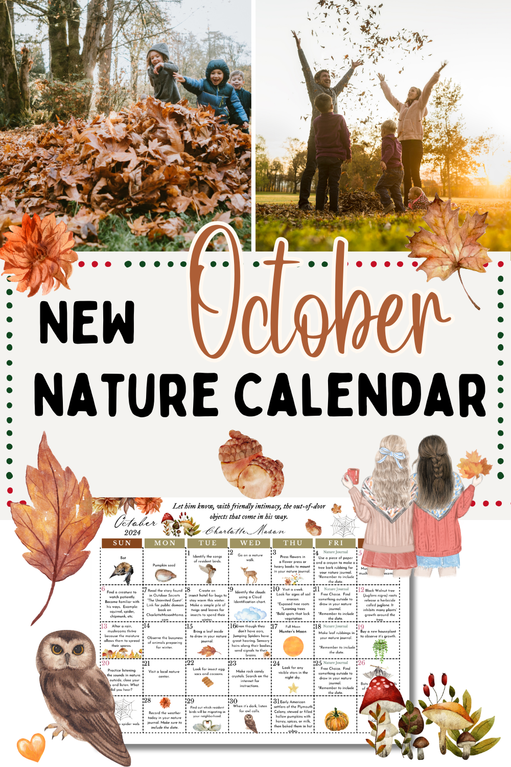 October 2024 Nature Calendar