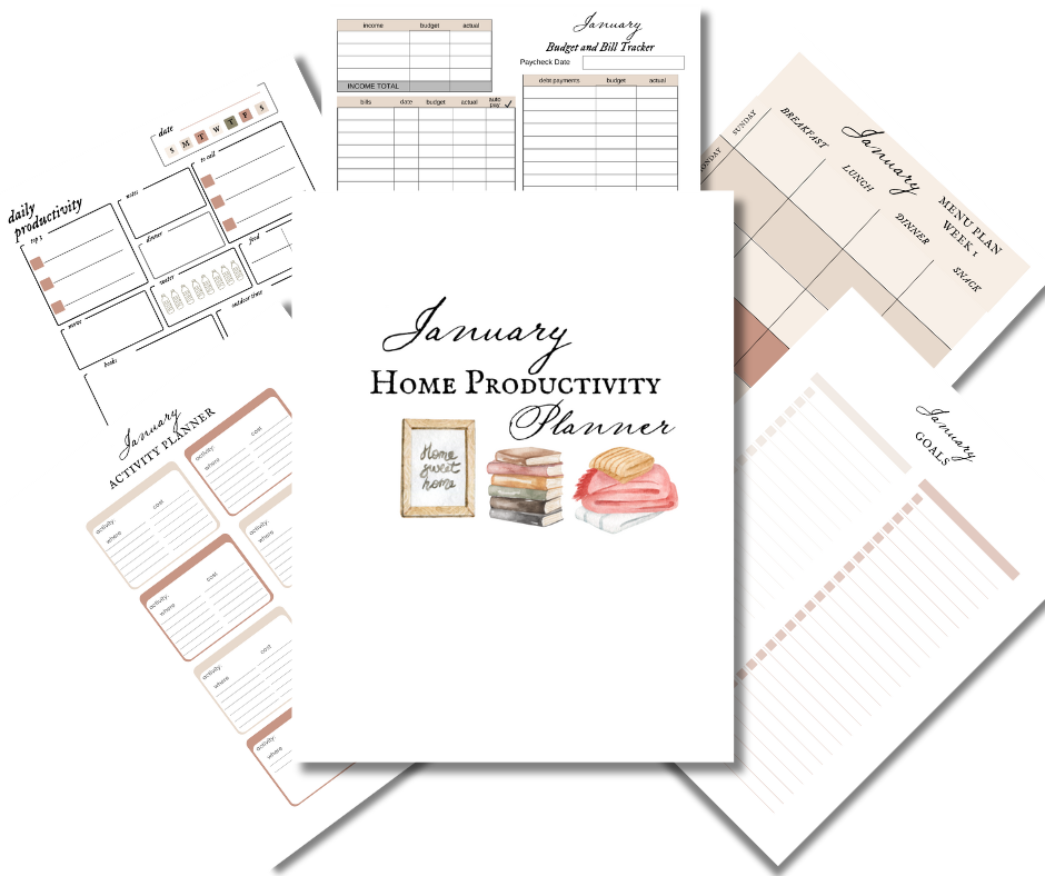 January 2025 Homemaking Calendar