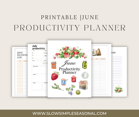 June Productivity Planner
