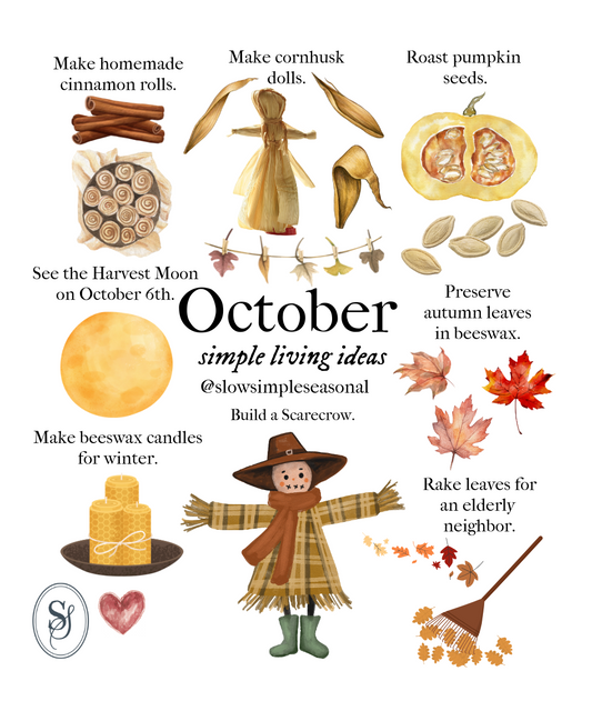 October Activity Poster
