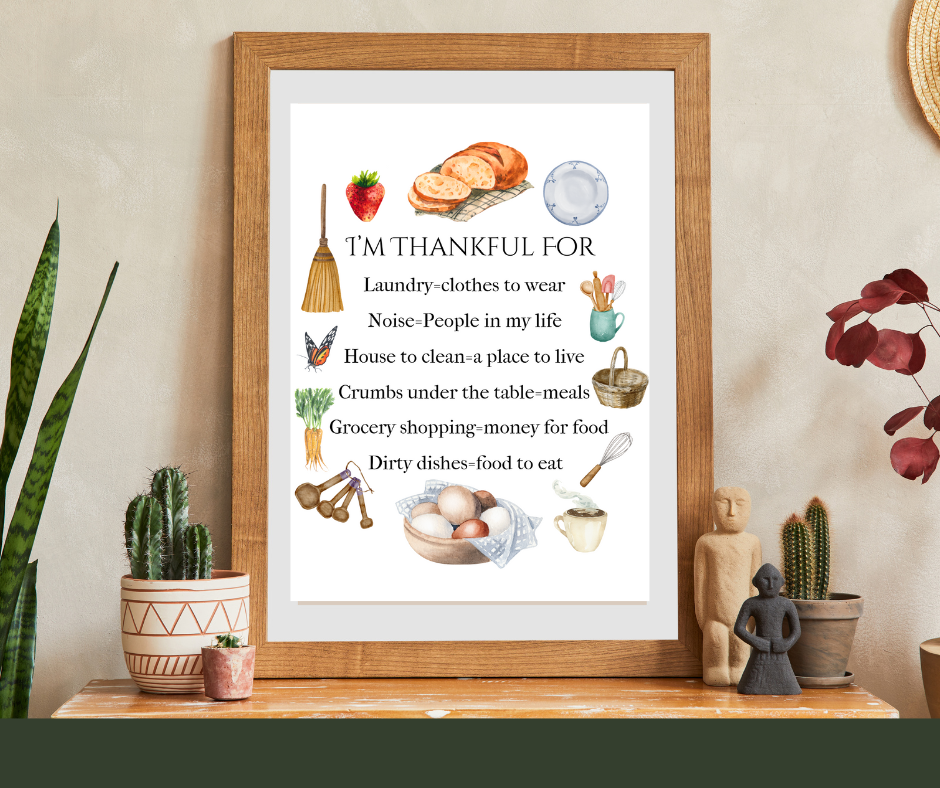 I'm Thankful Print