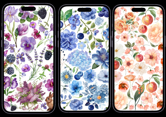 Summer-inspired cozy phone wallpapers