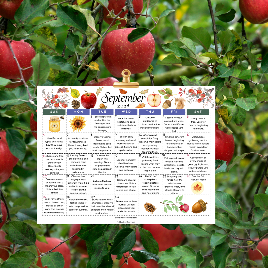 September 2026 Nature Calendar